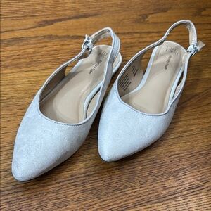 Time and Tru Women's Slingback Flats